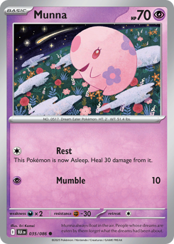 Pokemon Black Bolt Munna - 35