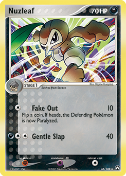 Pokemon Power Keepers Nuzleaf - 36