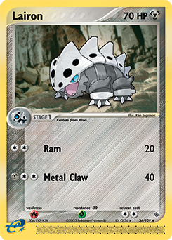 Pokemon Ruby & Sapphire Lairon - 36
