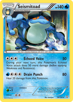 Pokemon Dragons Exalted Seismitoad - 36