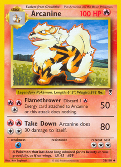 Pokemon Legendary Collection Arcanine - 36