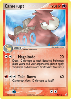 Pokemon Holon Phantoms Camerupt - 36
