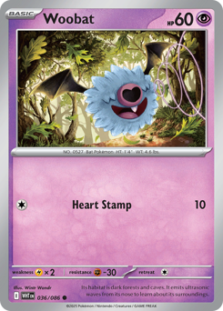 Pokemon White Flare Woobat - 36