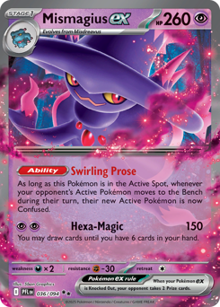 Pokemon Phantasmal Flames Mismagius ex - 36