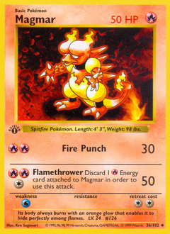 Pokemon Base Magmar - 36