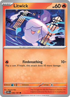 Pokemon Obsidian Flames Litwick - 36