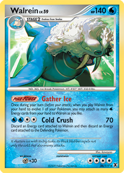 Pokemon Rising Rivals Walrein - 36
