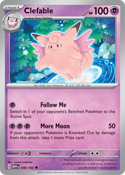 Pokemon 151 Clefable - 36