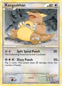 Pokemon HS—Triumphant Kangaskhan - 36