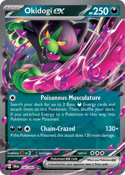 Pokemon Shrouded Fable Okidogi ex - 36