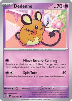 Pokemon Paldean Fates Dedenne - 36