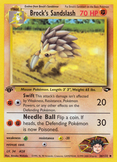 Pokemon Gym Challenge Brock's Sandslash - 36