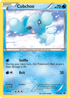 Pokemon Next Destinies Cubchoo - 36