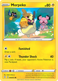 Pokemon Shining Fates Morpeko - 36