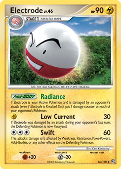 Pokemon Stormfront Electrode - 36