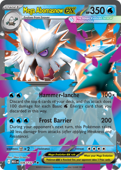 Pokemon Mega Evolution Mega Abomasnow ex - 36