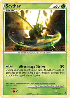 Pokemon HS—Undaunted Scyther - 36