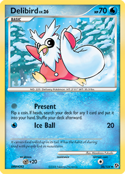 Pokemon Great Encounters Delibird - 36