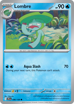 Pokemon Journey Together Lombre - 36