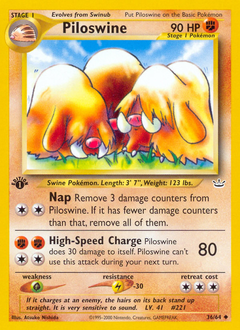 Pokemon Neo Revelation Piloswine - 36