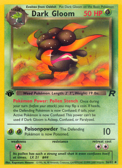 Pokemon Team Rocket Dark Gloom - 36