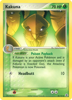 Pokemon FireRed & LeafGreen Kakuna - 36