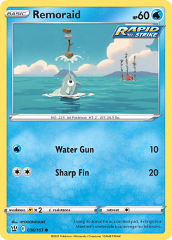 Pokemon Battle Styles Remoraid - 36