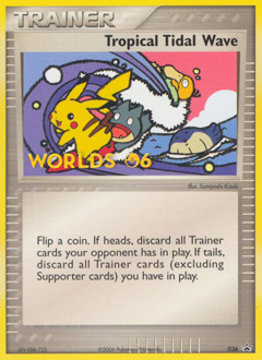 Pokemon Nintendo Black Star Promos Tropical Tidal Wave - 36