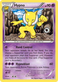 Pokemon Furious Fists Hypno - 36