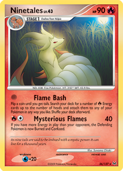 Pokemon Platinum Ninetales - 36