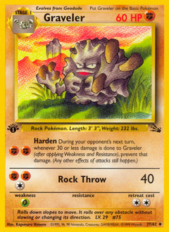 Pokemon Fossil Graveler - 37