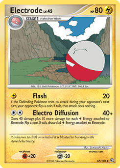 Pokemon Stormfront Electrode - 37