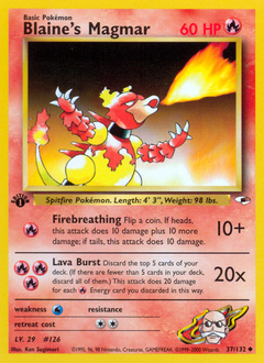 Pokemon Gym Heroes Blaine's Magmar - 37