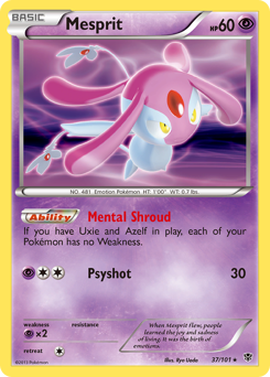 Pokemon Plasma Blast Mesprit - 37