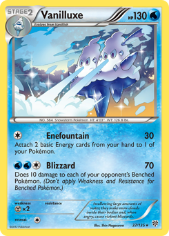 Pokemon Plasma Storm Vanilluxe - 37
