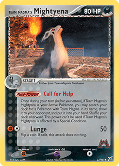 Pokemon Team Magma vs Team Aqua Team Magma's Mightyena - 37