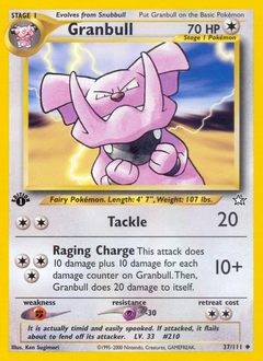 Pokemon Neo Genesis Granbull - 37