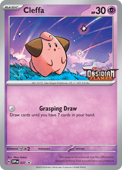 Pokemon Scarlet & Violet Black Star Promos Cleffa - 37