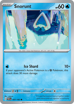 Pokemon Paradox Rift Snorunt - 37