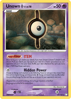 Pokemon Mysterious Treasures Unown [I] - 37