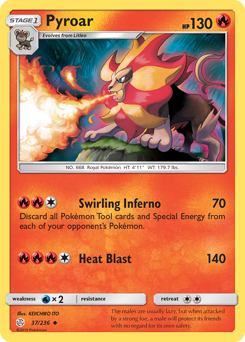 Pokemon Cosmic Eclipse Pyroar - 37