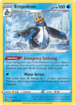 Pokemon Brilliant Stars Empoleon - 37