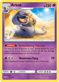 Pokemon Shining Legends Arbok - 37