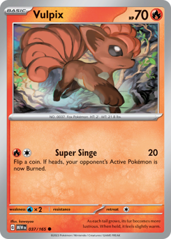 Pokemon 151 Vulpix - 37