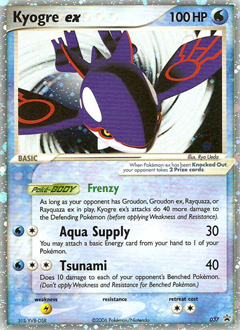 Pokemon Nintendo Black Star Promos Kyogre ex - 37