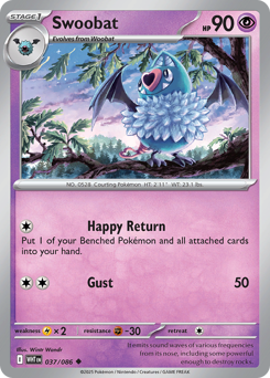 Pokemon White Flare Swoobat - 37