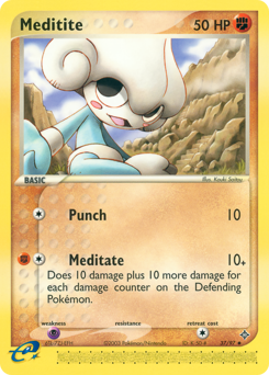 Pokemon Dragon Meditite - 37