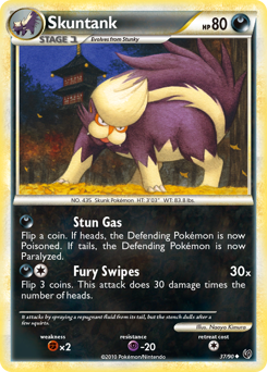 Pokemon HS—Undaunted Skuntank - 37