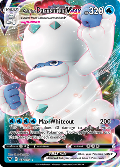 Pokemon Vivid Voltage Galarian Darmanitan VMAX - 37