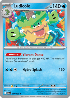 Pokemon Journey Together Ludicolo - 37